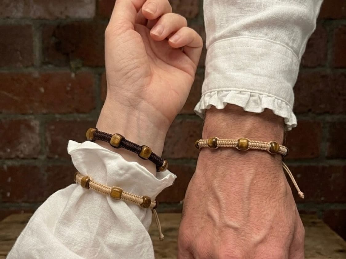 [담슨] 체스넛&샌드 매듭 팔찌 Chestnut&Sand Bracelet 상품이미지4