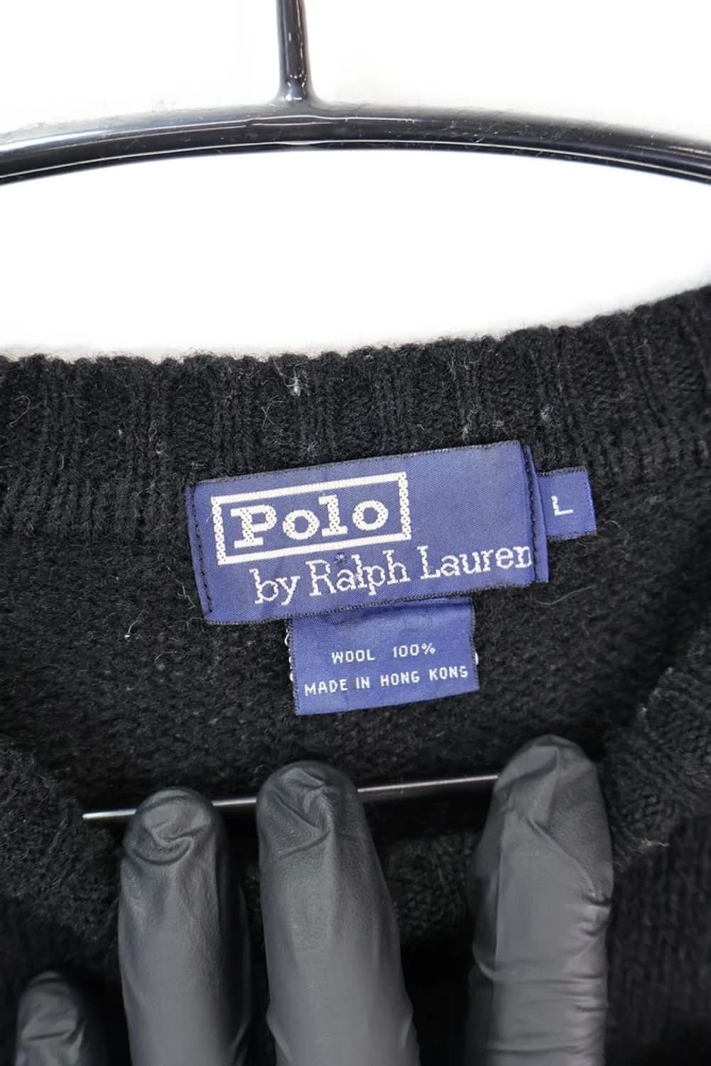 Polo by Ralph Lauren Black Shetland Knit 상품이미지5