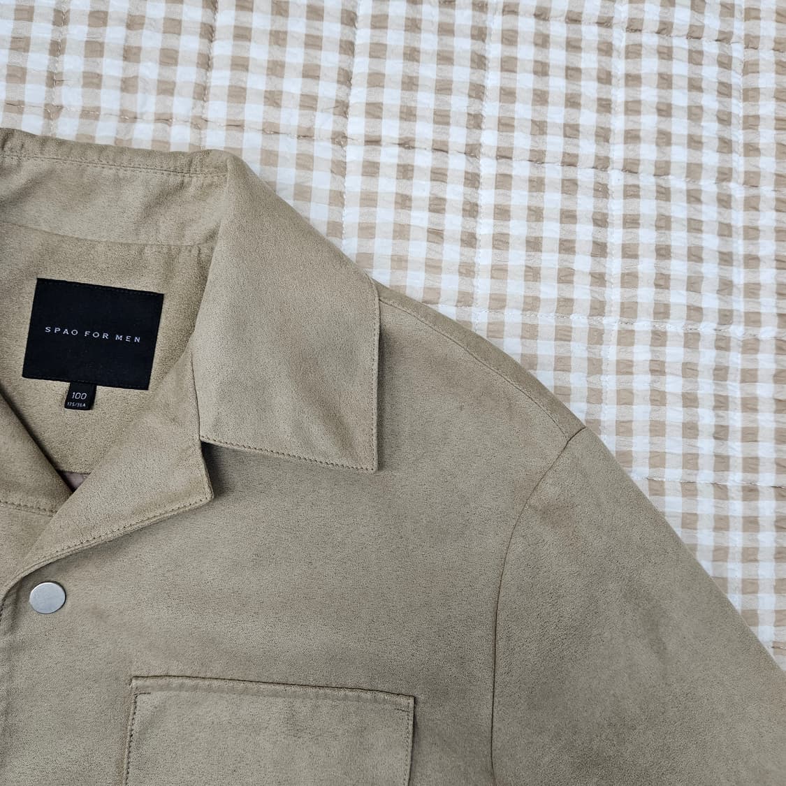 SPAO 스파오 스웨이드 자켓 남자100 상품이미지3