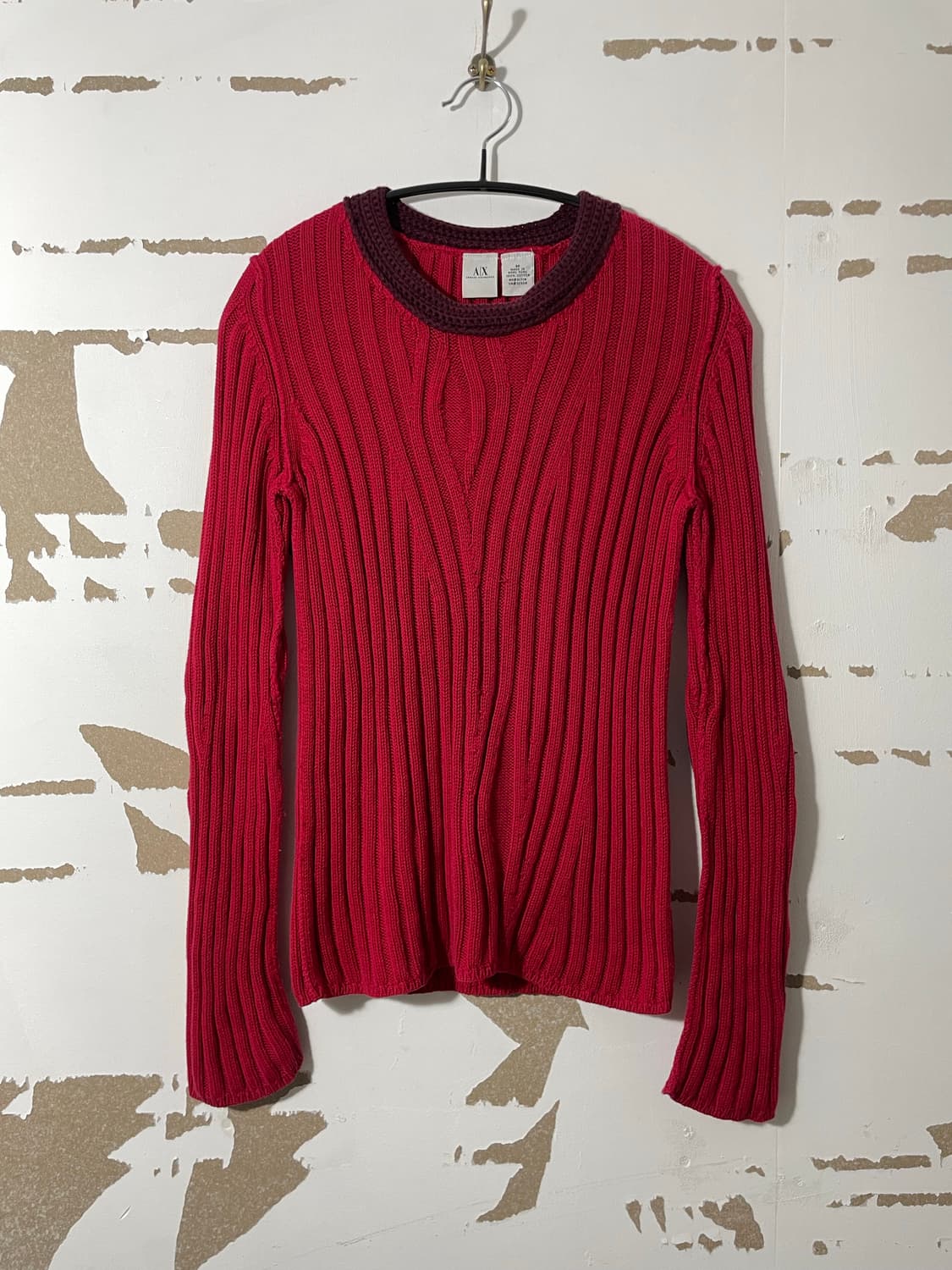 슬림핏 케이블 니트 상품이미지1