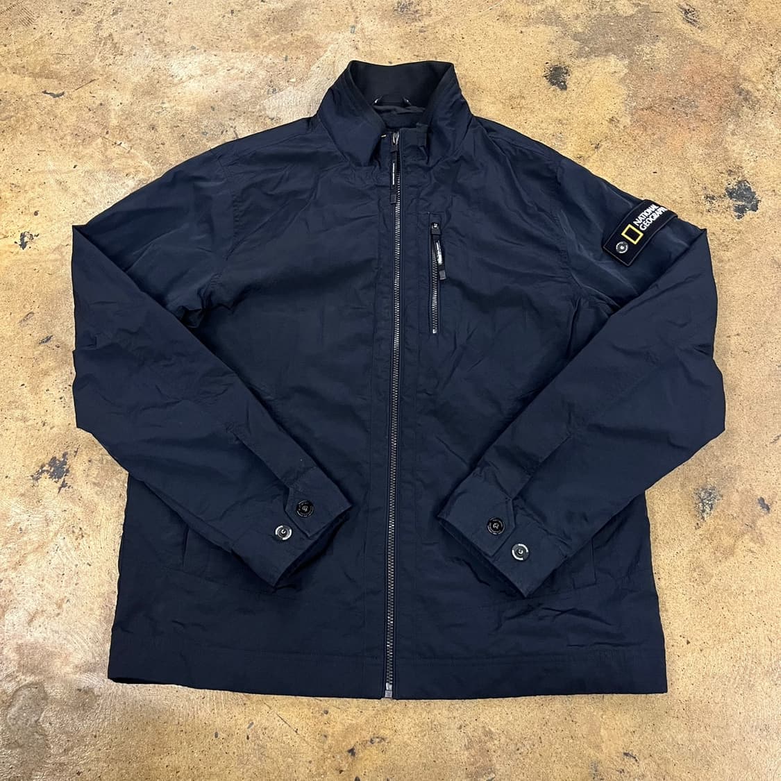 [정품/L] 내셔널지오그래픽 블랙 바람막이 자켓 b18 상품이미지2