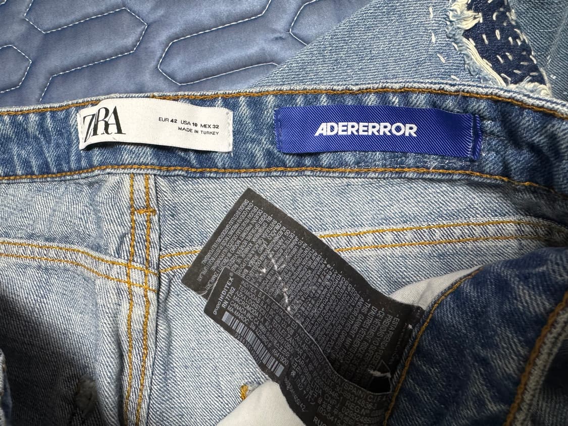 [42]자라x아더에러 패치워크진 상품이미지5