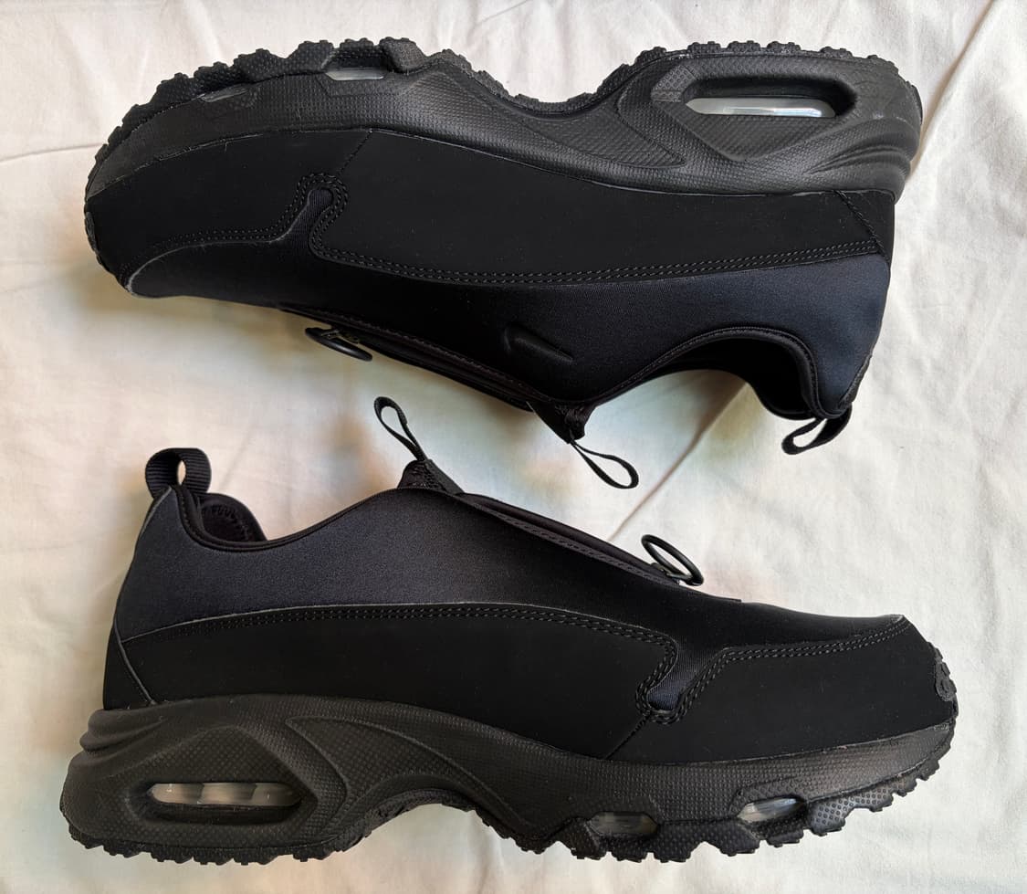 나이키 x 꼼데가르송 옴므 플러스 에어맥스 선더 SP 블랙 CDG x  상품이미지4