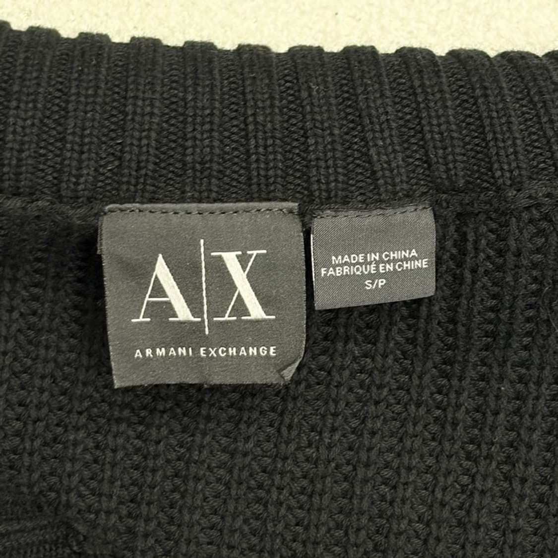 ARMANI EXCHANGE 어시메트릭 니트집업 S 상품이미지5