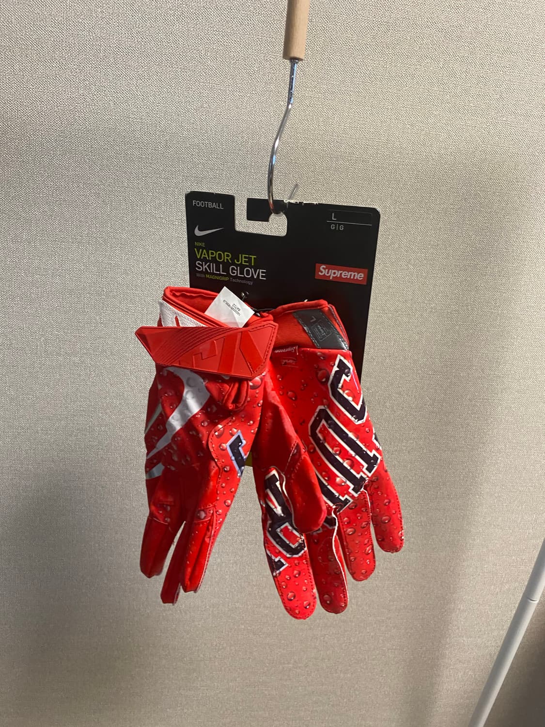 슈프림 VAPOR JET Gloves RED 상품이미지1