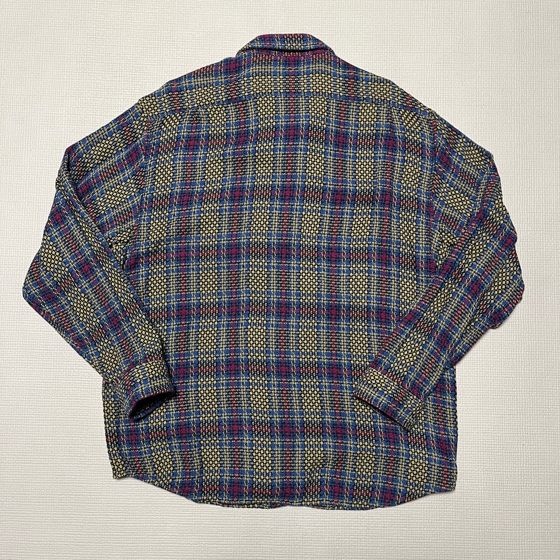 슈프림 바스켓 위브 플래드 셔츠 옐로우  상품이미지2