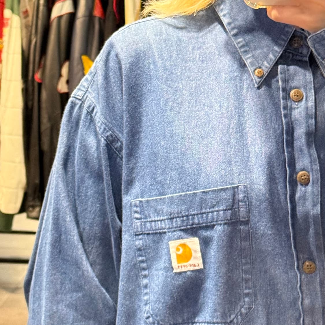 [NO.9] 칼하트 데님 긴팔셔츠 상품이미지4