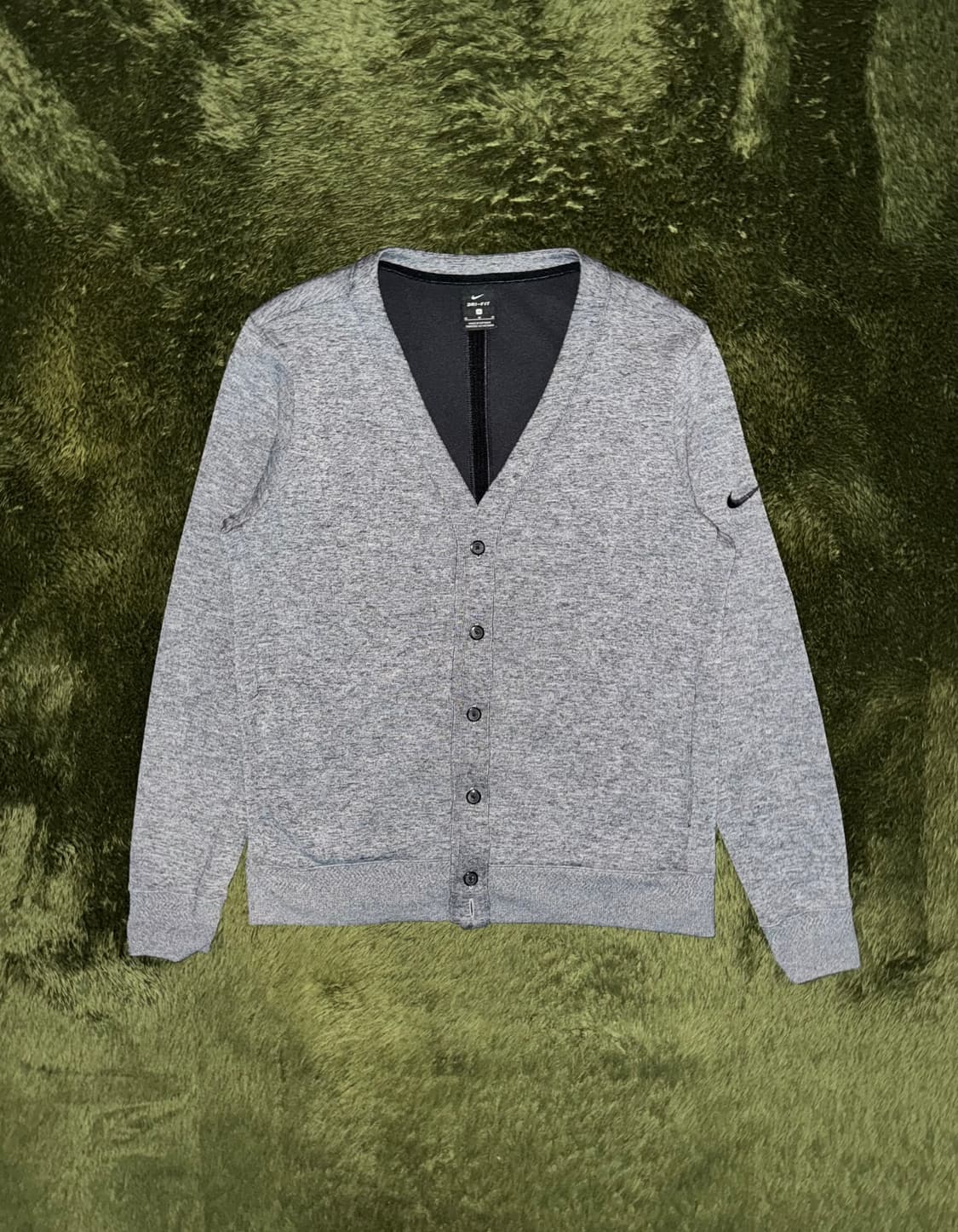 [M] 나이키 라이프 드라이핏 가디건 그레이 상품이미지1