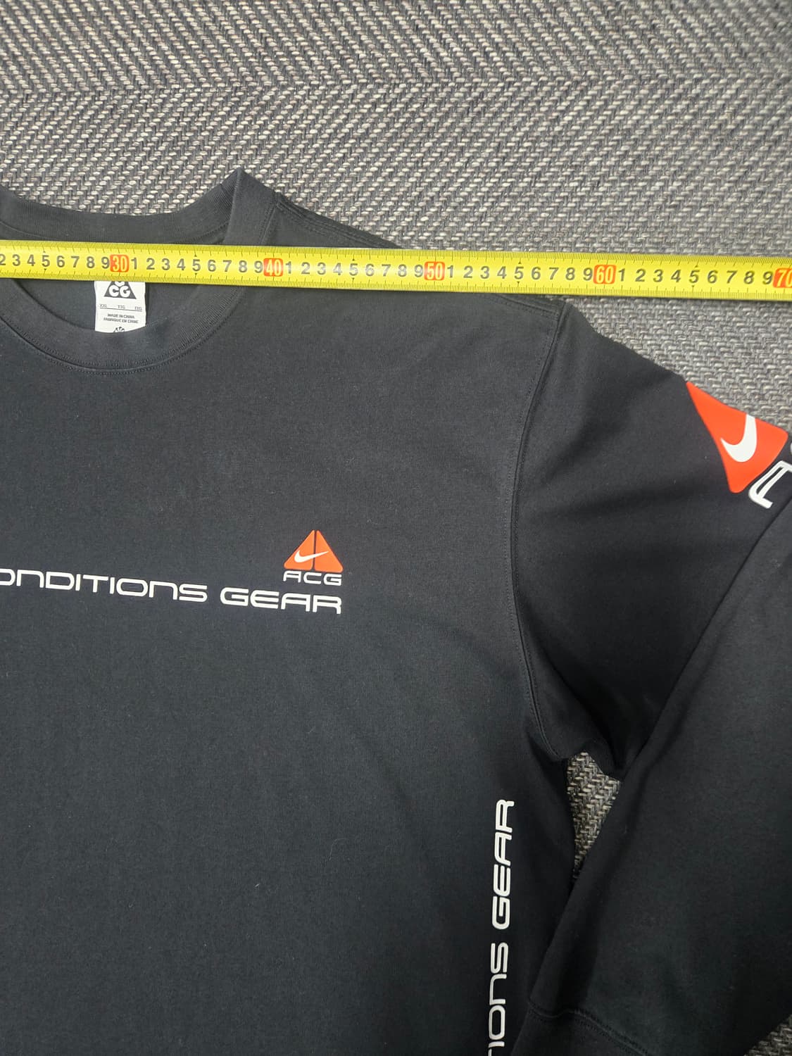 나이키 ACG 레터링 프린트 긴팔 티셔츠 블랙 DV9639-010 상품이미지5
