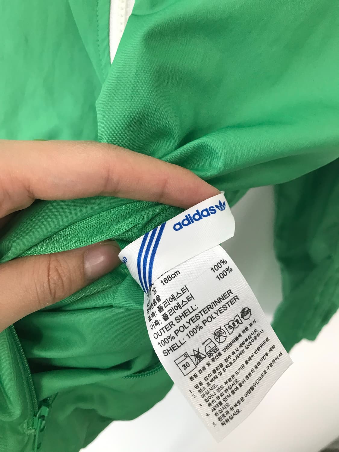 아디다스 파이어버드 핑크 그린 리버시블 바람막이 자켓 상품이미지8