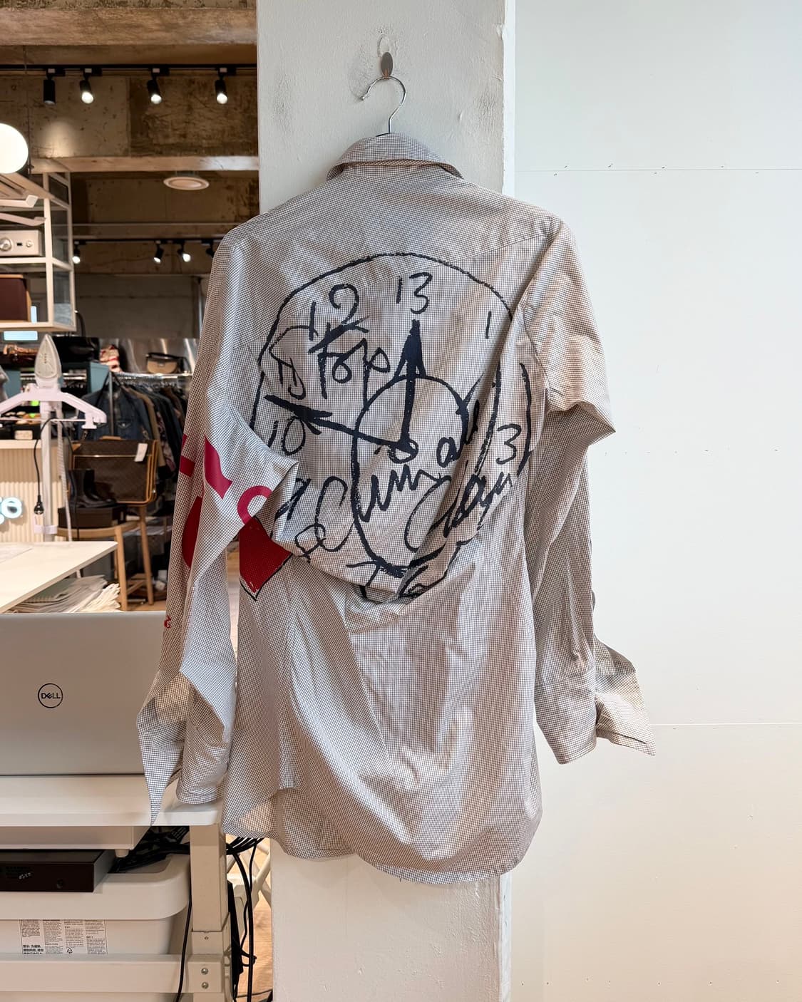 비비안 웨스트우드 그래픽 레터링 셔츠 원피스 상품이미지7