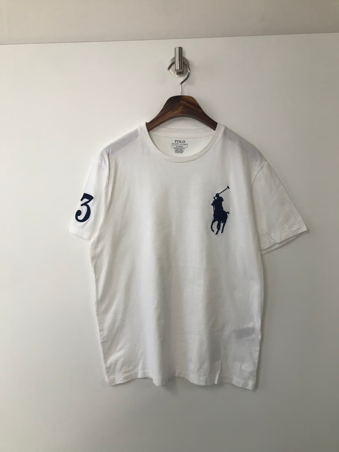 폴로 랄프로렌 빅포니 화이트 반팔 티셔츠 상품이미지2