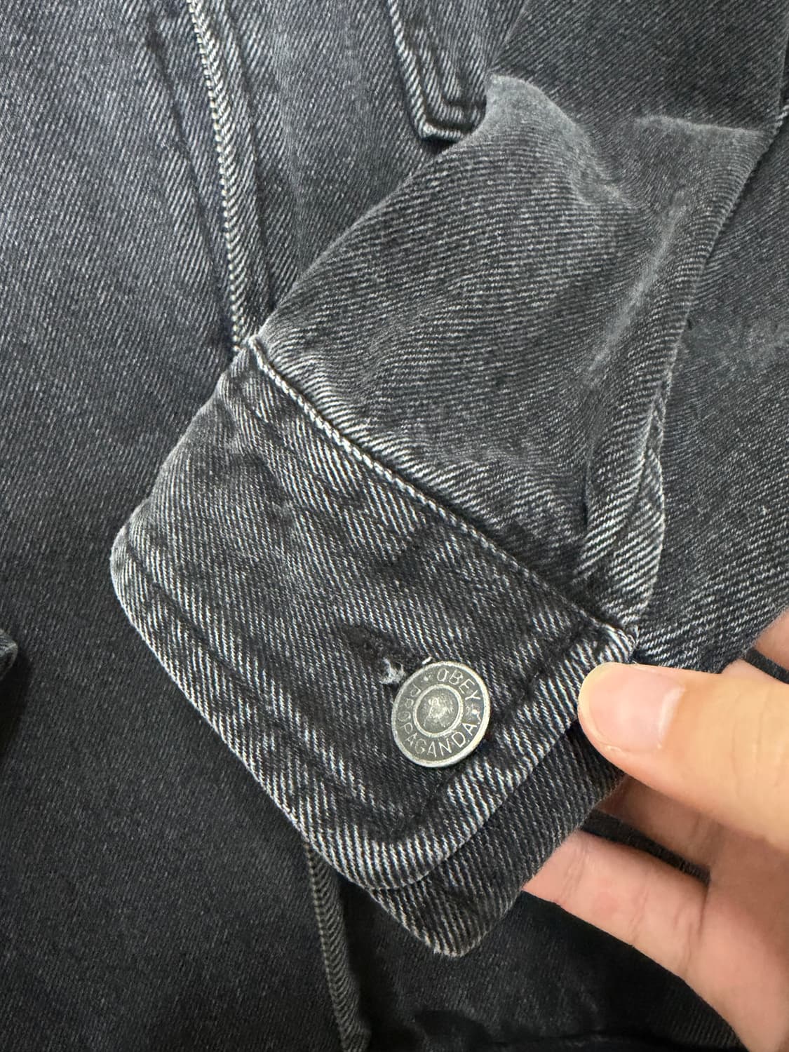 오베이 데님 자켓 판매합니다! 상품이미지2