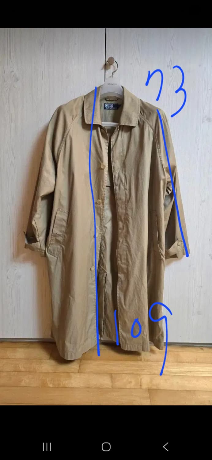 폴로 polo 랄프로렌 트렌치 코트 105 상품이미지7