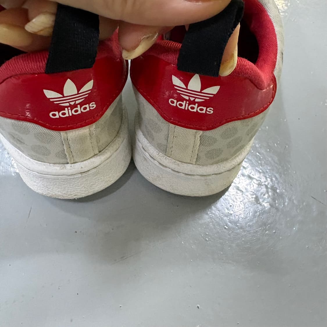 140 아디다스 키즈 슈퍼스타 운동화 0423J 상품이미지3