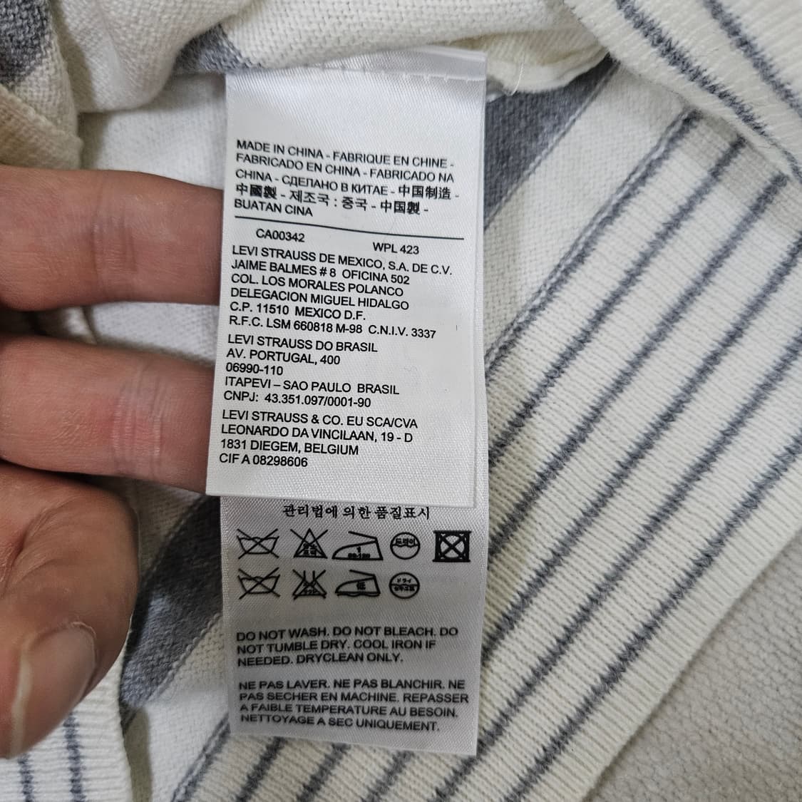 S 리바이스 여성 니트가디건 0309Y 상품이미지4