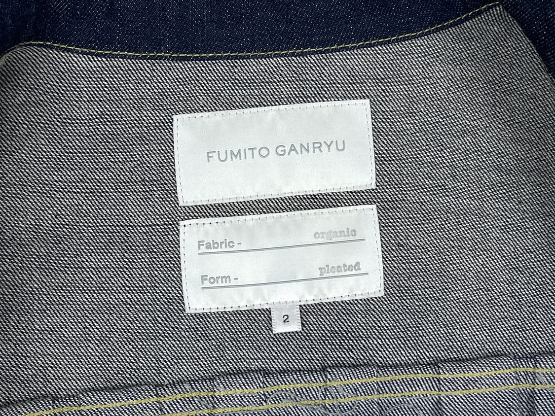 back pleats denim jacket 상품이미지9