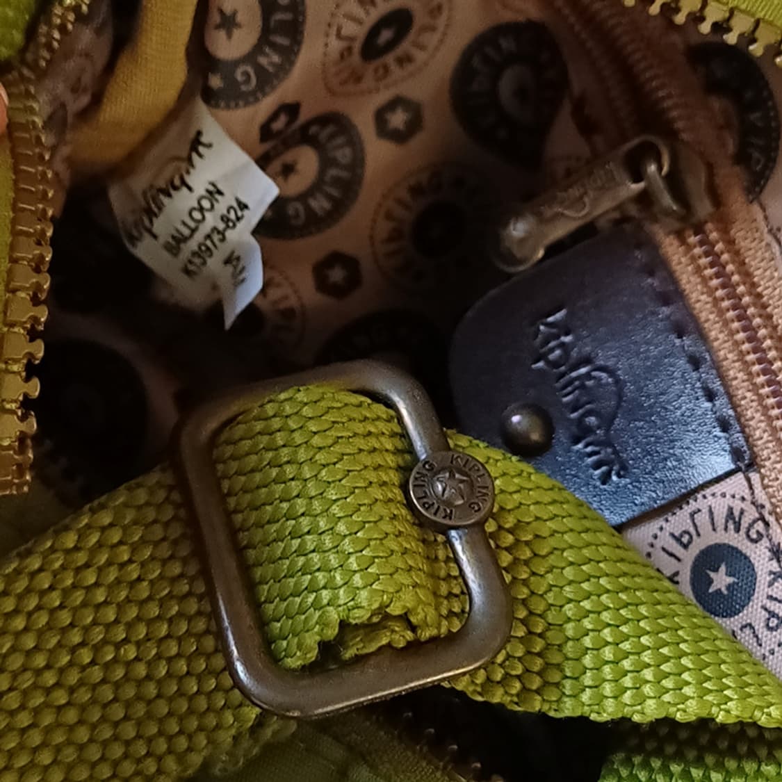 정품 키플링 퀼팅 스몰 크로스백 가방 올리브그린 훌륭 사랑봉봉 상품이미지3