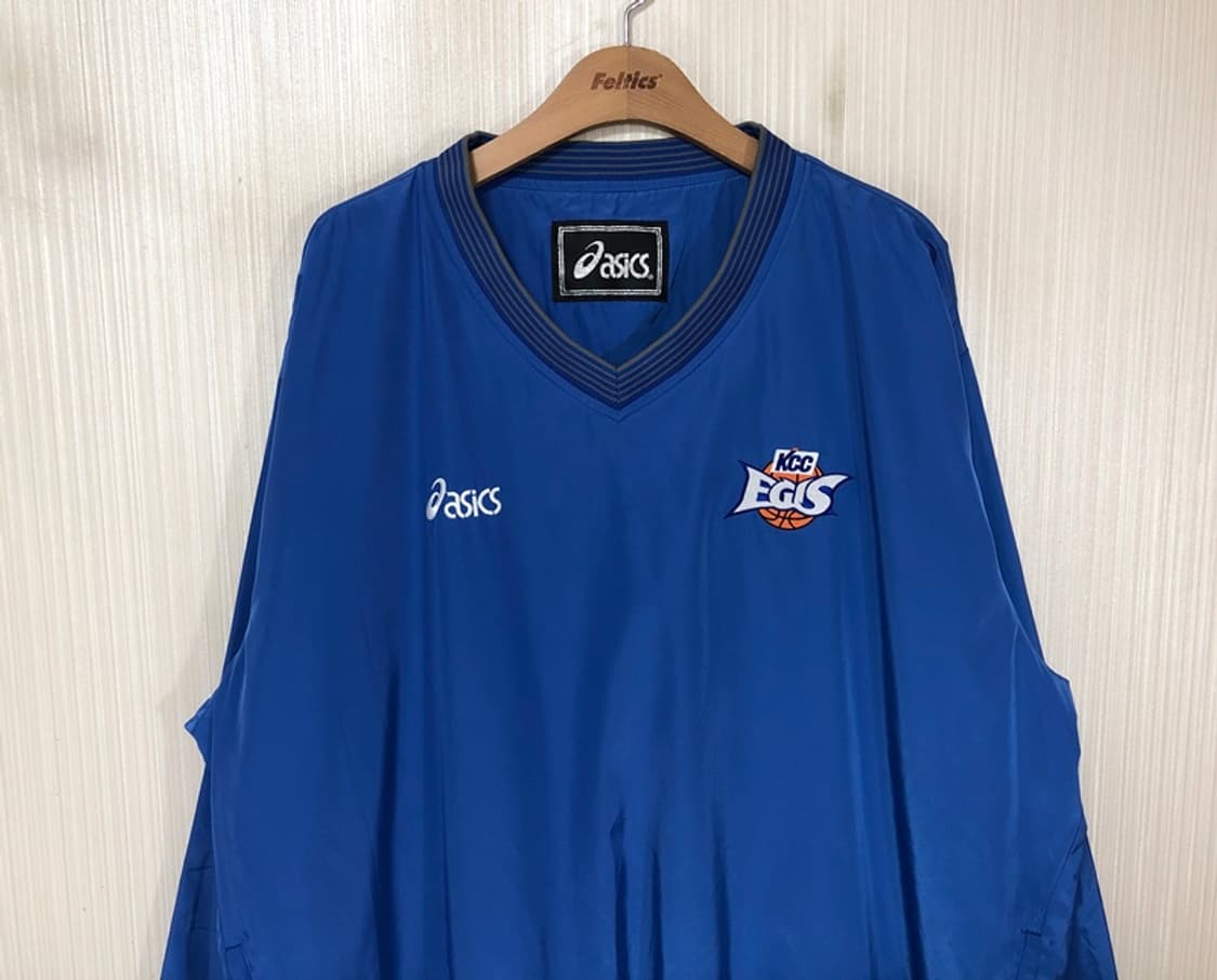 KBL 아식스 전주KCC이지스 선수지급/실착 웜업자켓 130 #33 상품이미지2