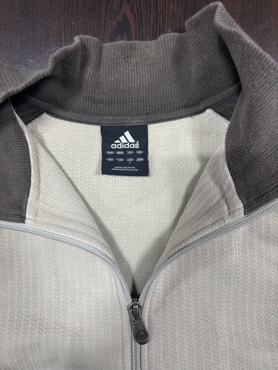 아디다스 트랙탑 자켓 회색/아이보리 상품이미지5