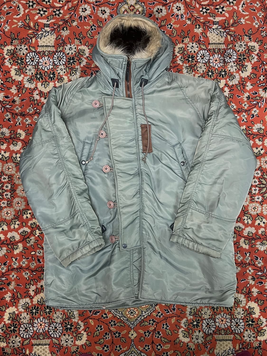 [L] Hope N-3B 빈티지 야상 파카 세이지 그린 상품이미지1