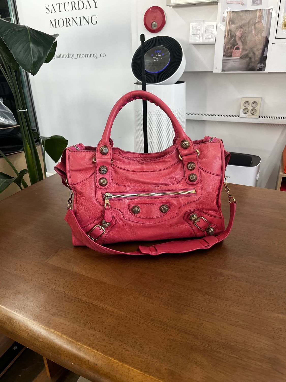 발렌시아가 자이언트 시티백 모터백 상품이미지1