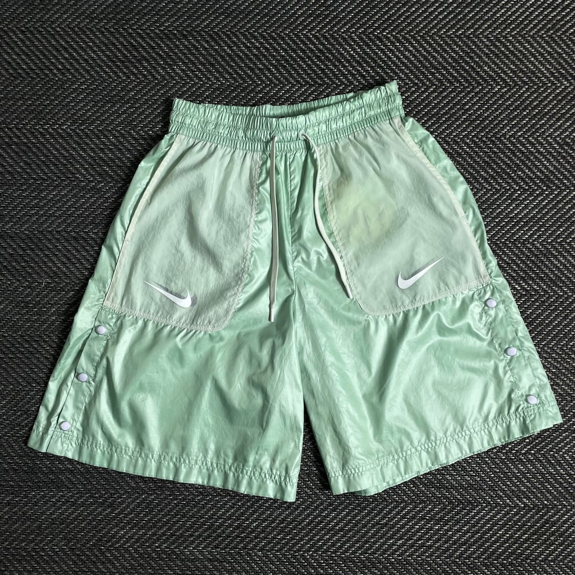 나이키 우먼스 더블 스우시 나일론 트레이닝 팬츠 y 2778 상품이미지2