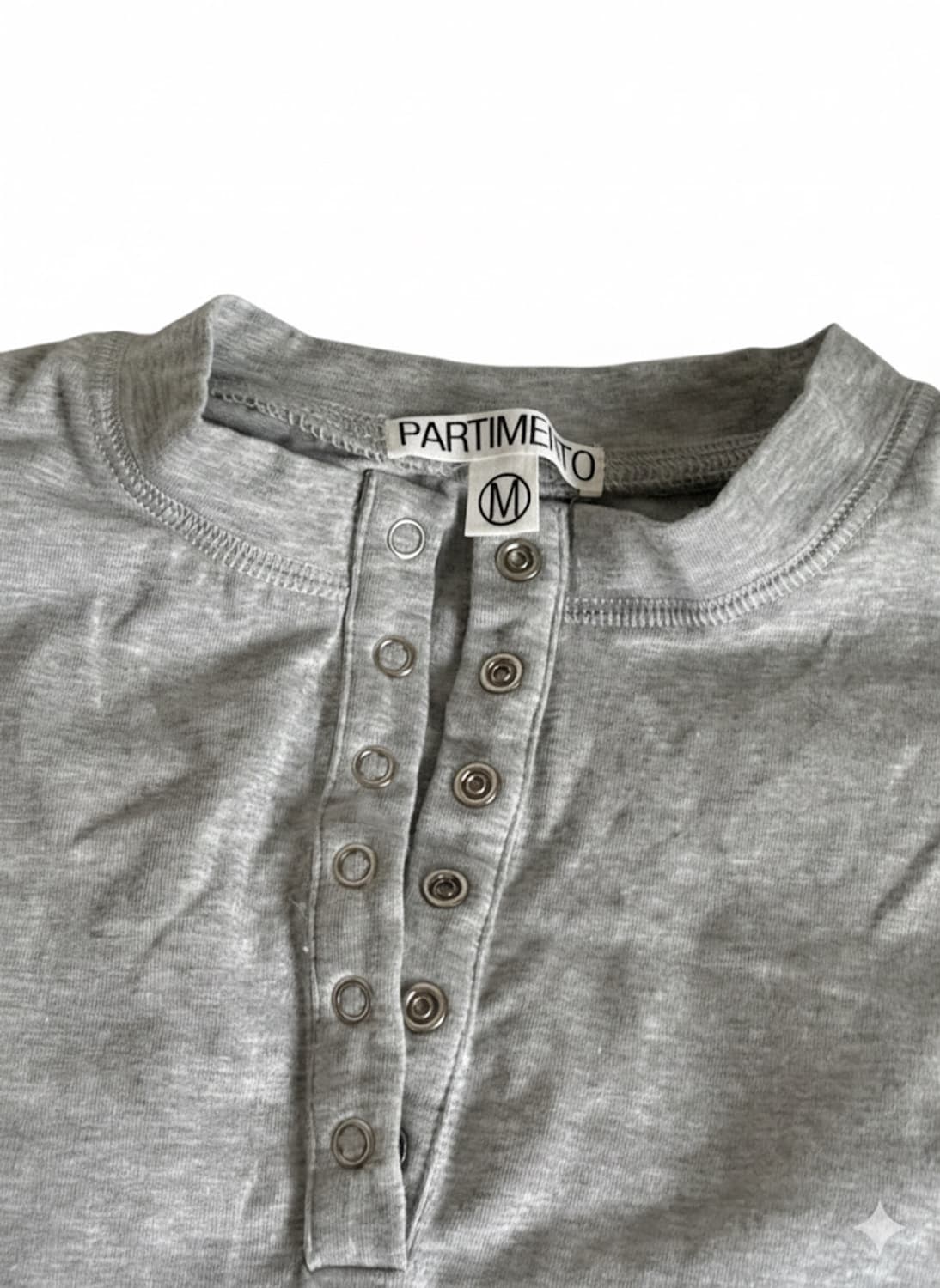 파르티멘토우먼 올인원 레이어드 헨리 롱 슬리브 티 멜란지 M 상품이미지2