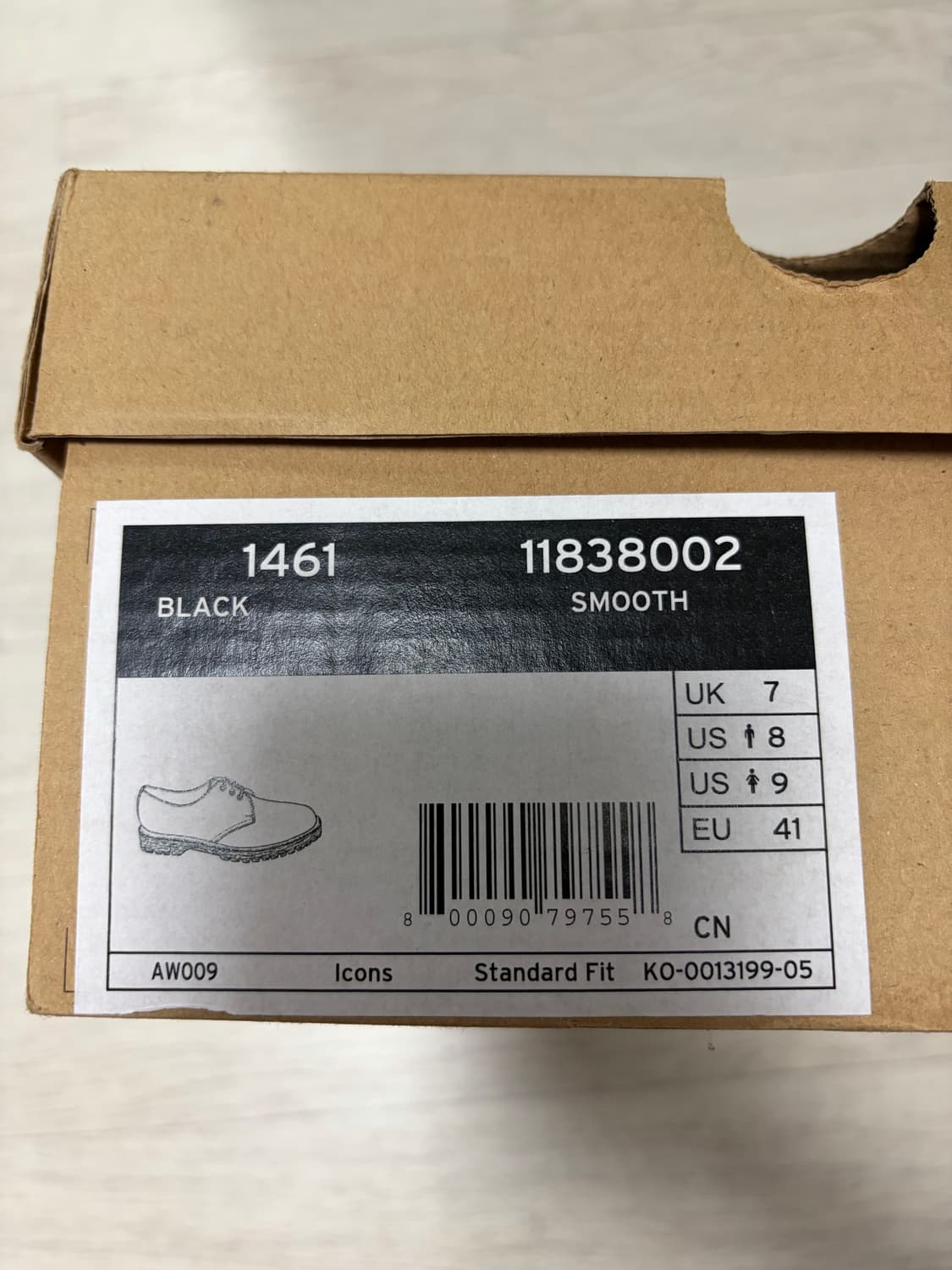 닥터마틴 1461 스무스 11838002, 260(UK7)  상품이미지5