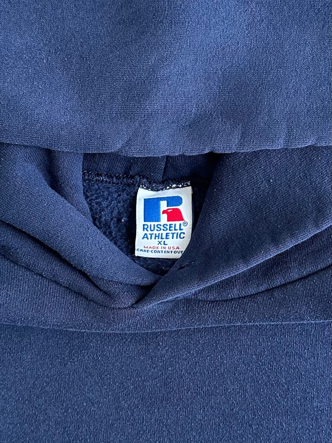 90s 빈티지 러셀 후드 네이비 XL USA 상품이미지6