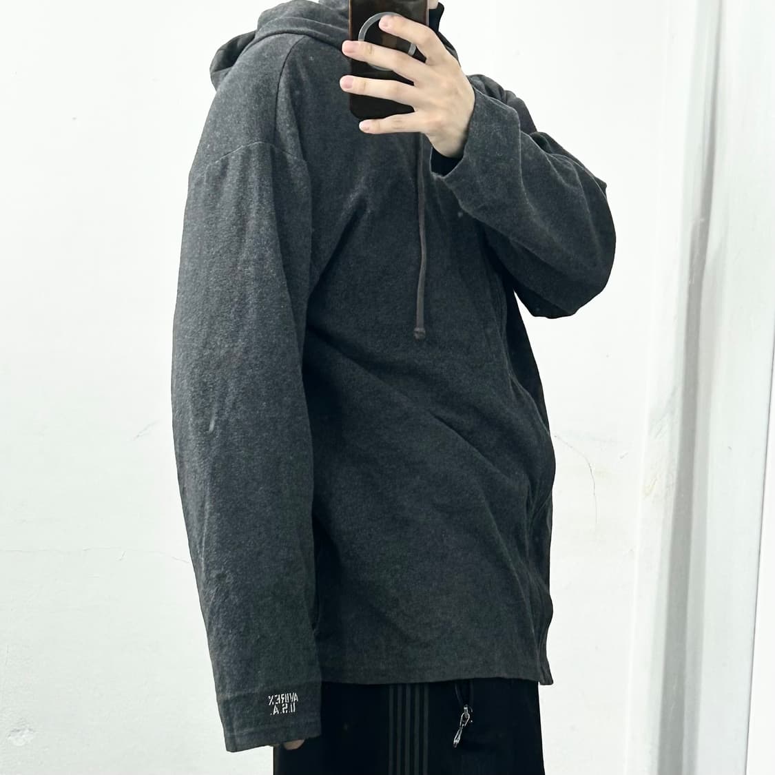 아비렉스 암로고 후드 집업 상품이미지4