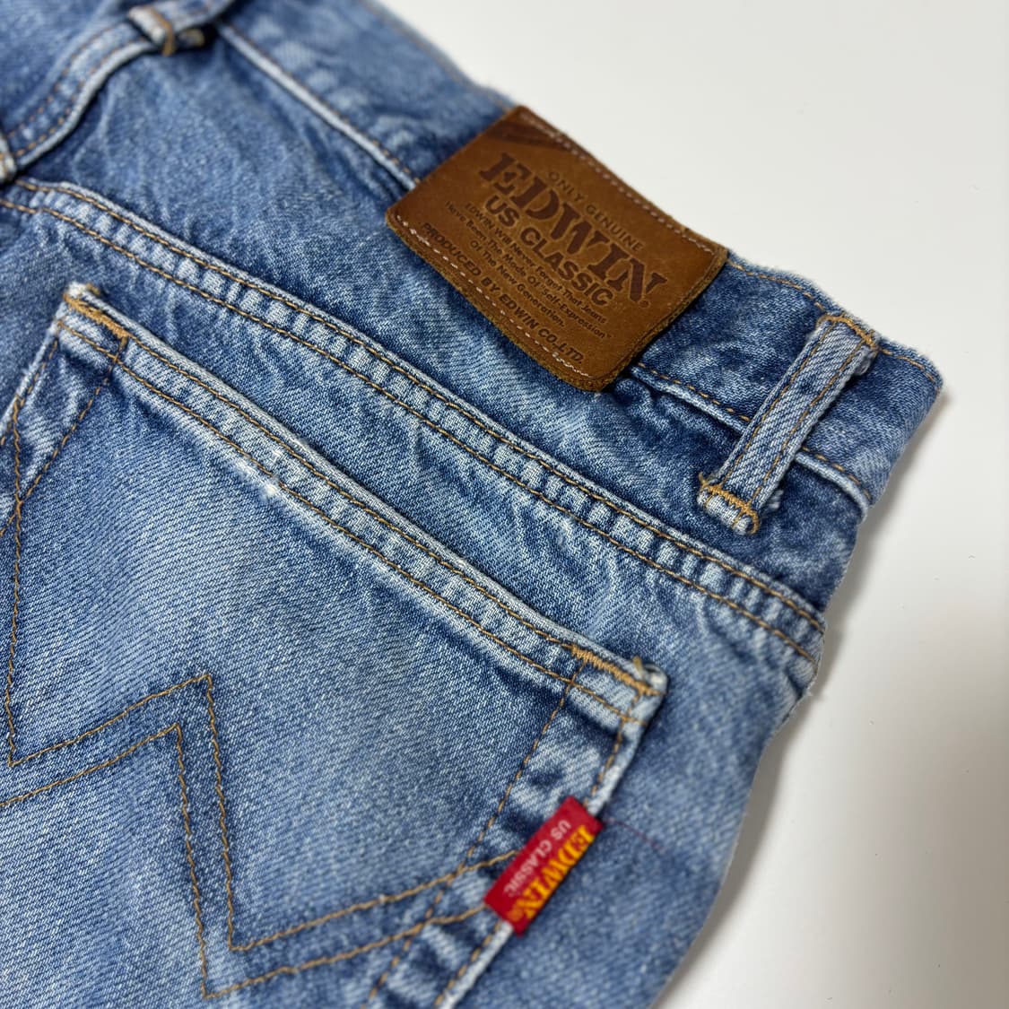 에드윈(EDWIN) U.S. 클래식 빈티지 디스트로이드 데님 상품이미지8
