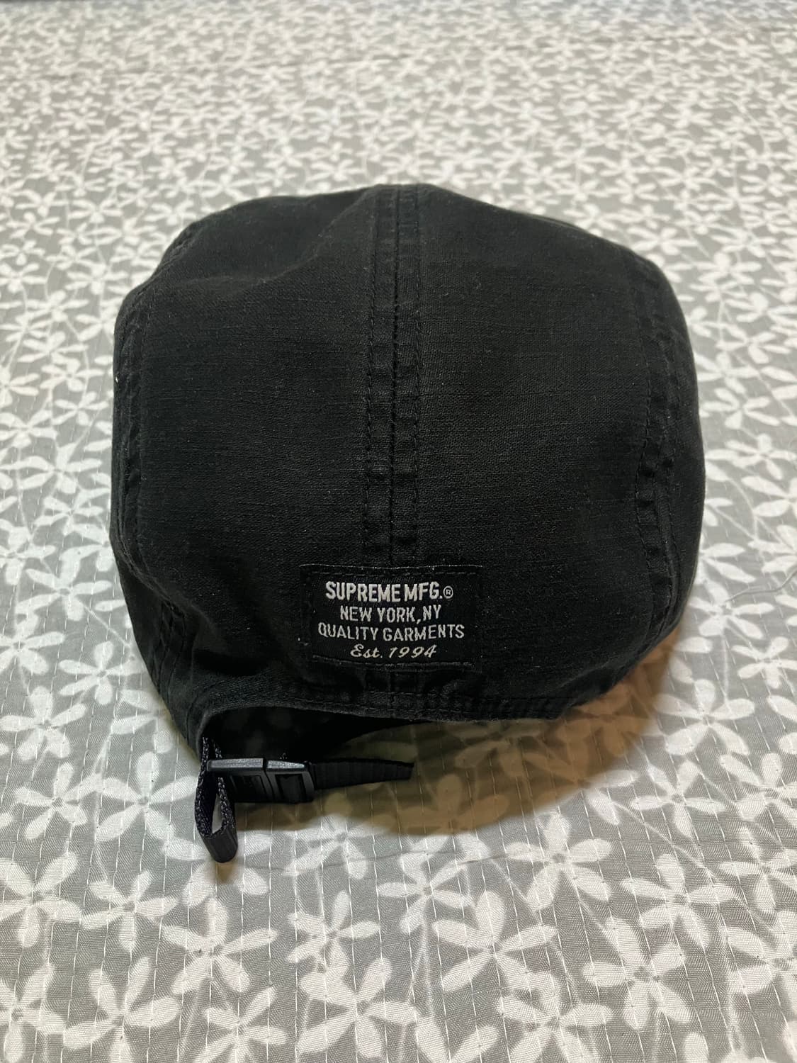 슈프림 밀리터리 캠프캡 블랙 23ss 상품이미지3