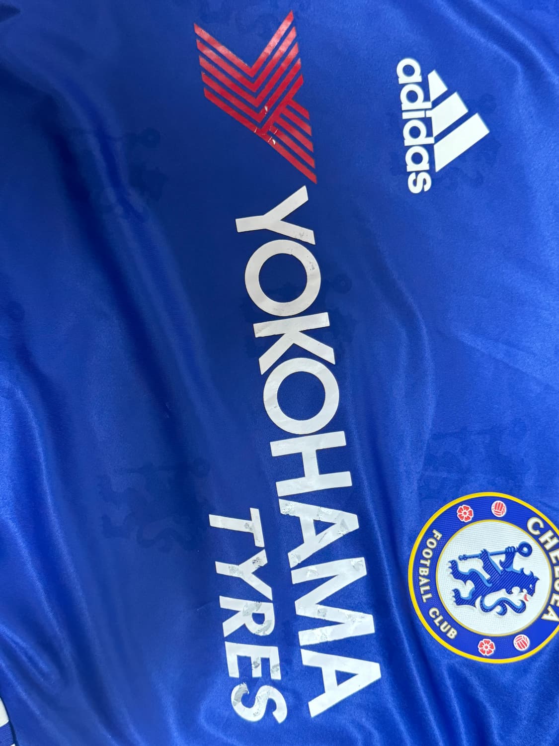 16-17 첼시 홈 어센틱 유니폼 반팔 노마킹 아디다스 상품이미지4