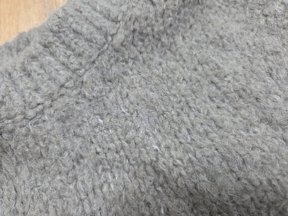 스텝어라운드(STEP AROUND) 이태리 파인알파카 베스트니트 새상품 상품이미지5