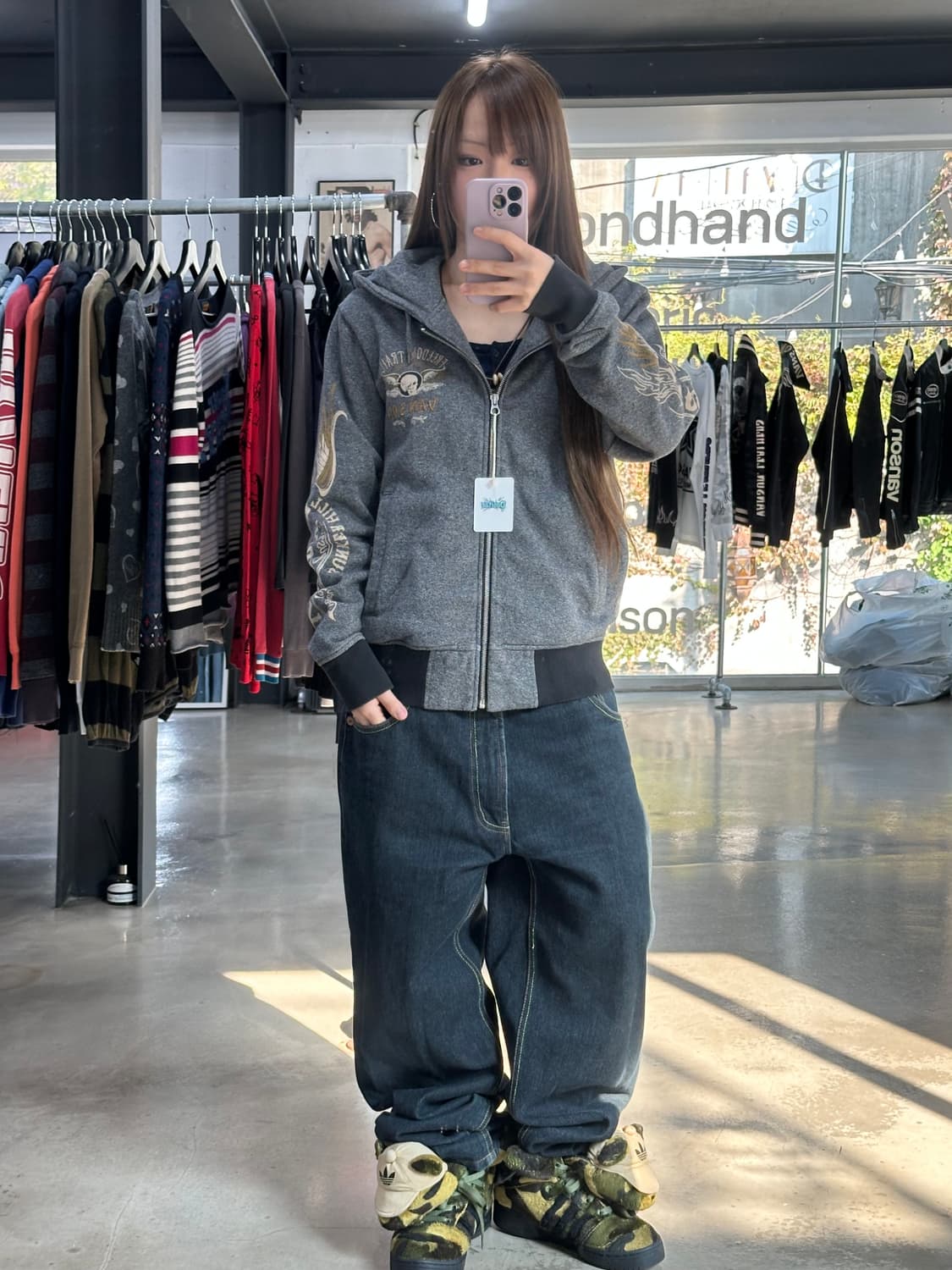 벤슨 벙커힐 스컬윙 후드집업 상품이미지4