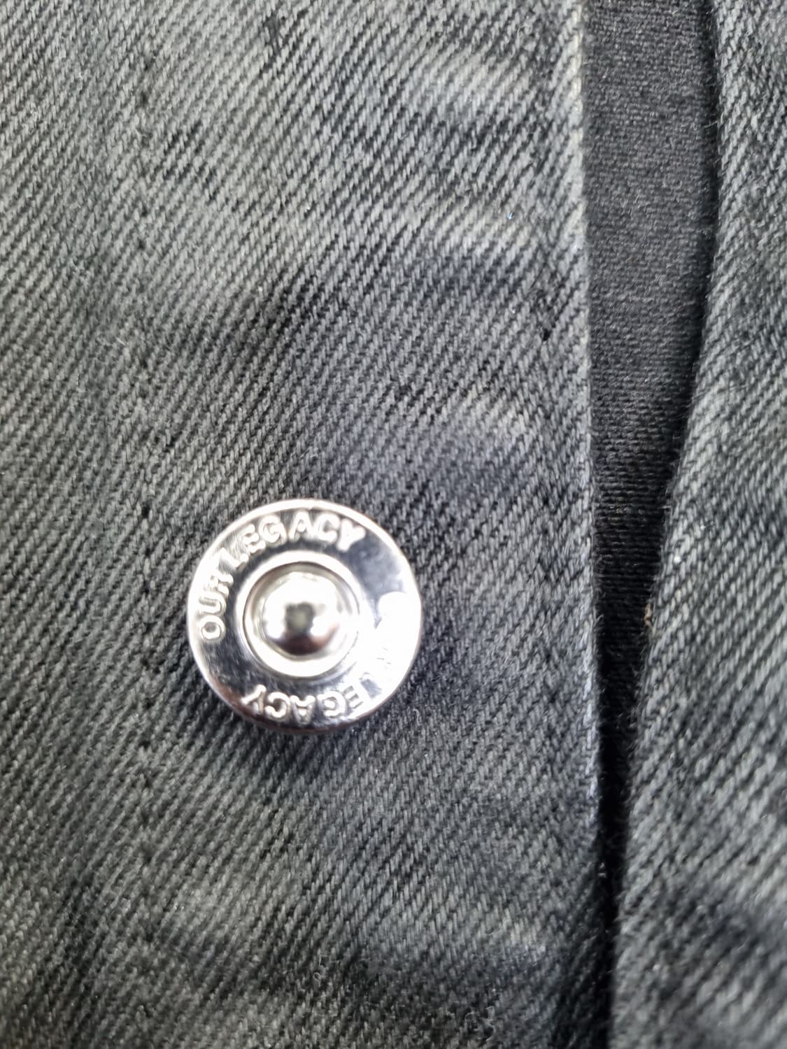 아워레가시 블랙 워싱 데님 셔츠 자켓 48 상품이미지9