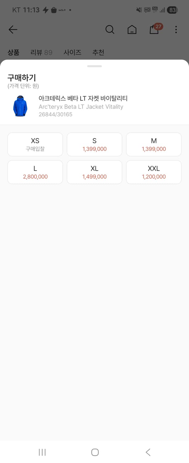 아크테릭스 베타 LT 바이탈 상품이미지3