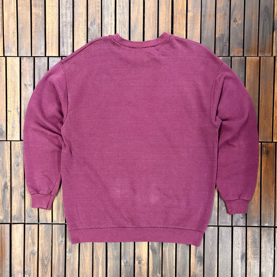 (L) 90s Lee 버건디 해비웨이트 오버 맨투맨 상품이미지3