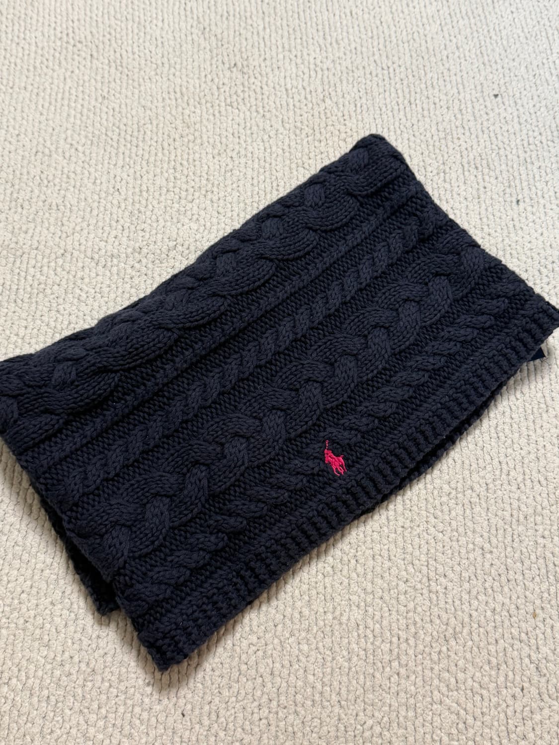 폴로 랄프로렌 넥 워머 POLO KNIT NECK WARMER 상품이미지1