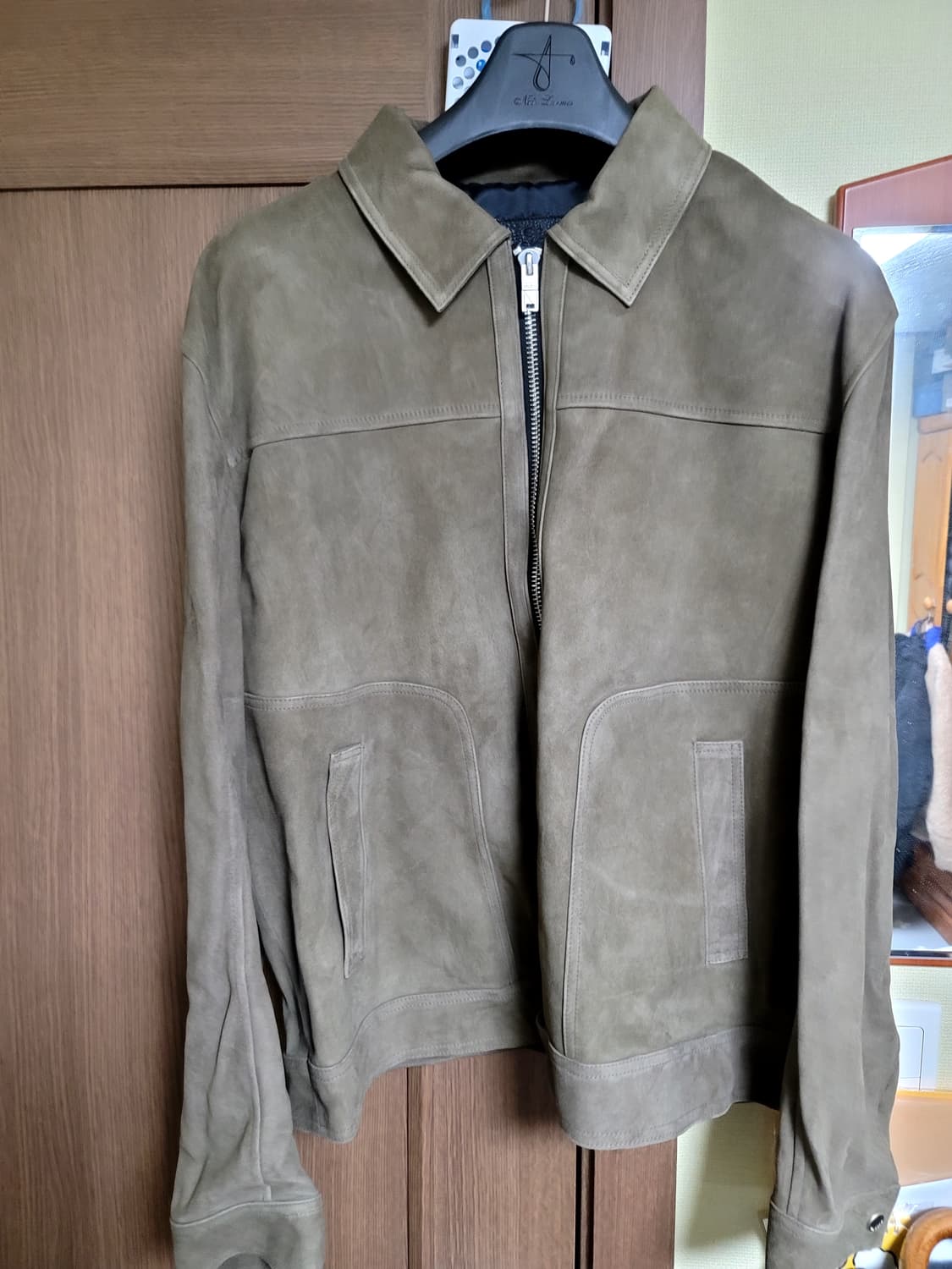 Noir Larmes 느와르 라르메스 스웨이드 자켓 베이지 52 상품이미지3