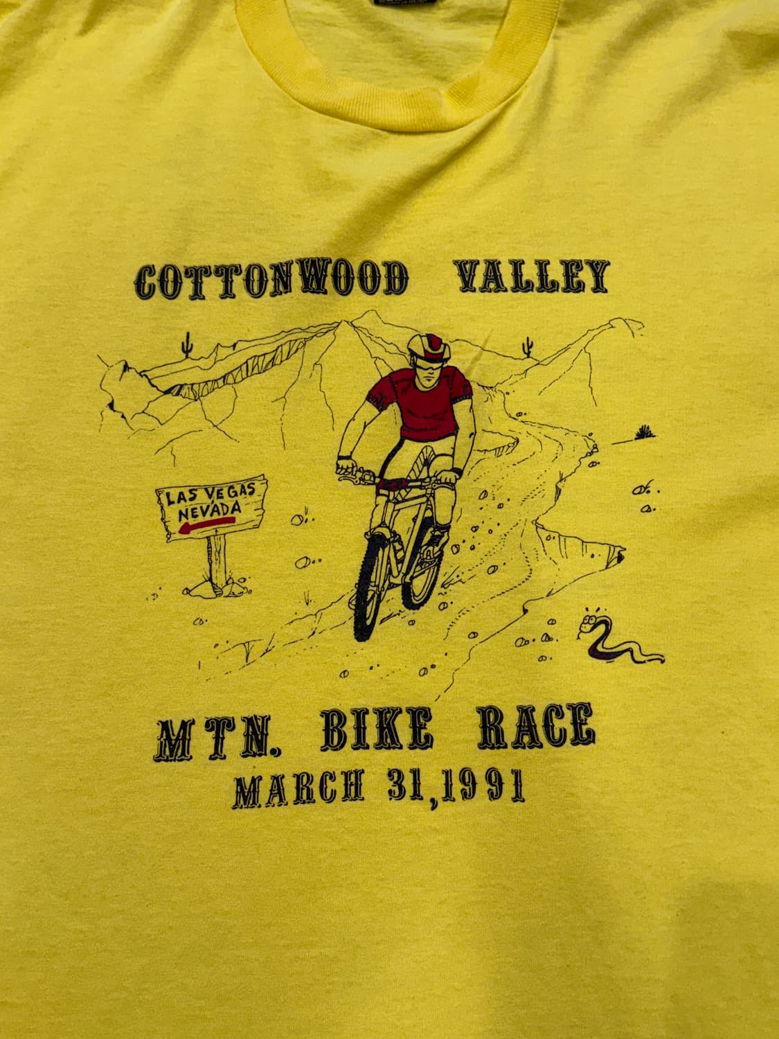 90s 스크린스타 MTN bike race 티셔츠 (XL) 상품이미지4
