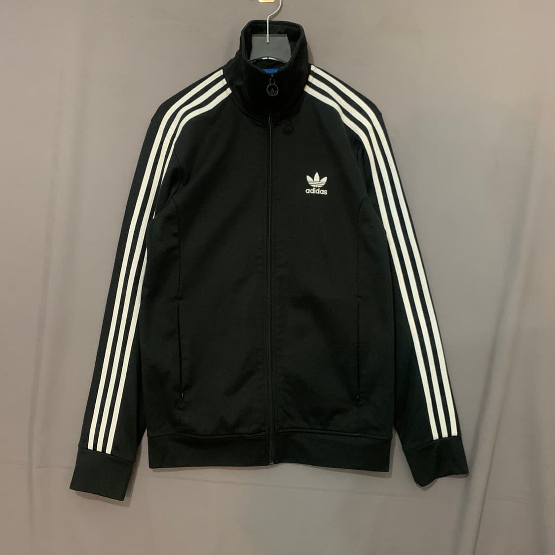 L 아디다스 블랙 유로파 트레이닝 트랙탑 져지 자켓 상품이미지2
