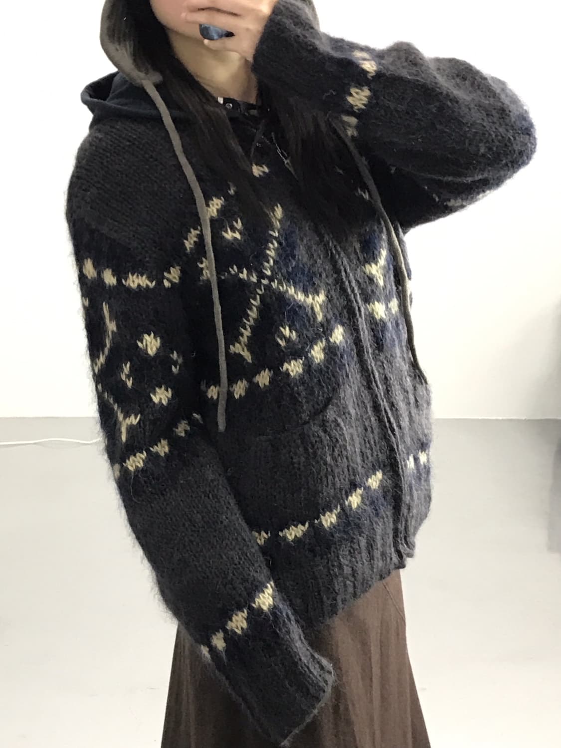 Cowichan Mood Mohair Zip Cardigan 상품이미지4