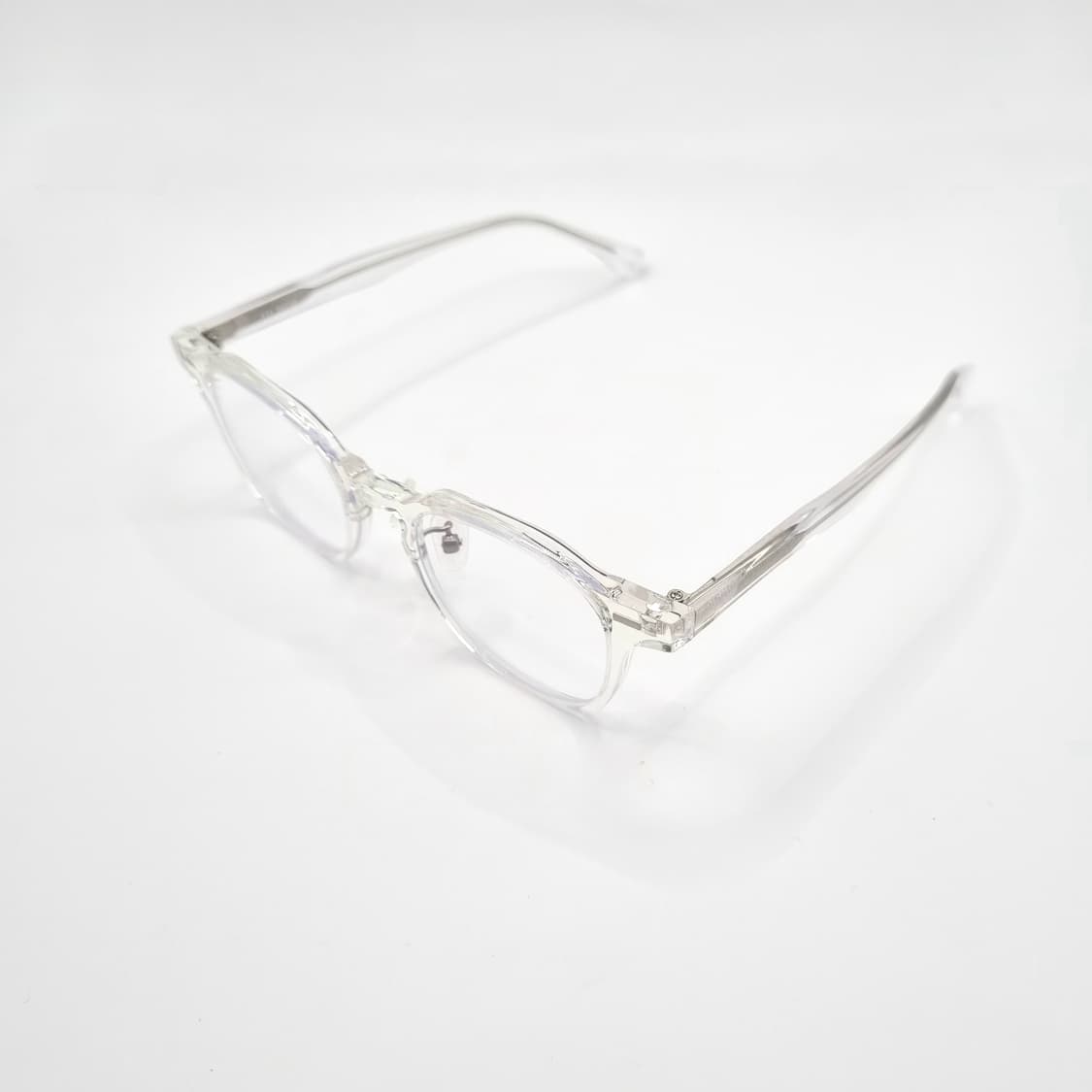 오피스 클리어 코받침있는 뿔테 사각 블루라이트 렌즈 301 상품이미지3