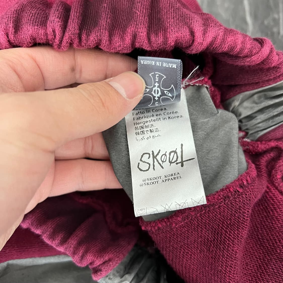 스쿠트 더티 머니 오버사이즈 와이드 스웻 팬츠 상품이미지7