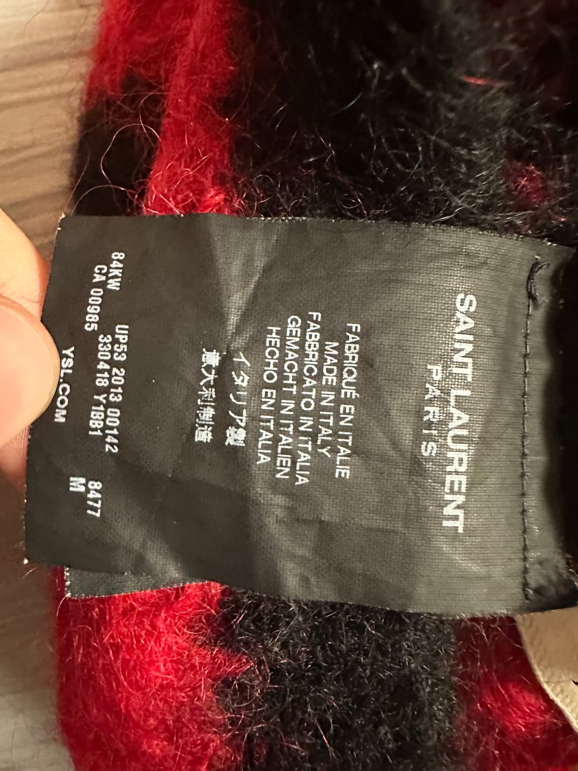 생로랑 13FW 모헤어 비니 상품이미지4