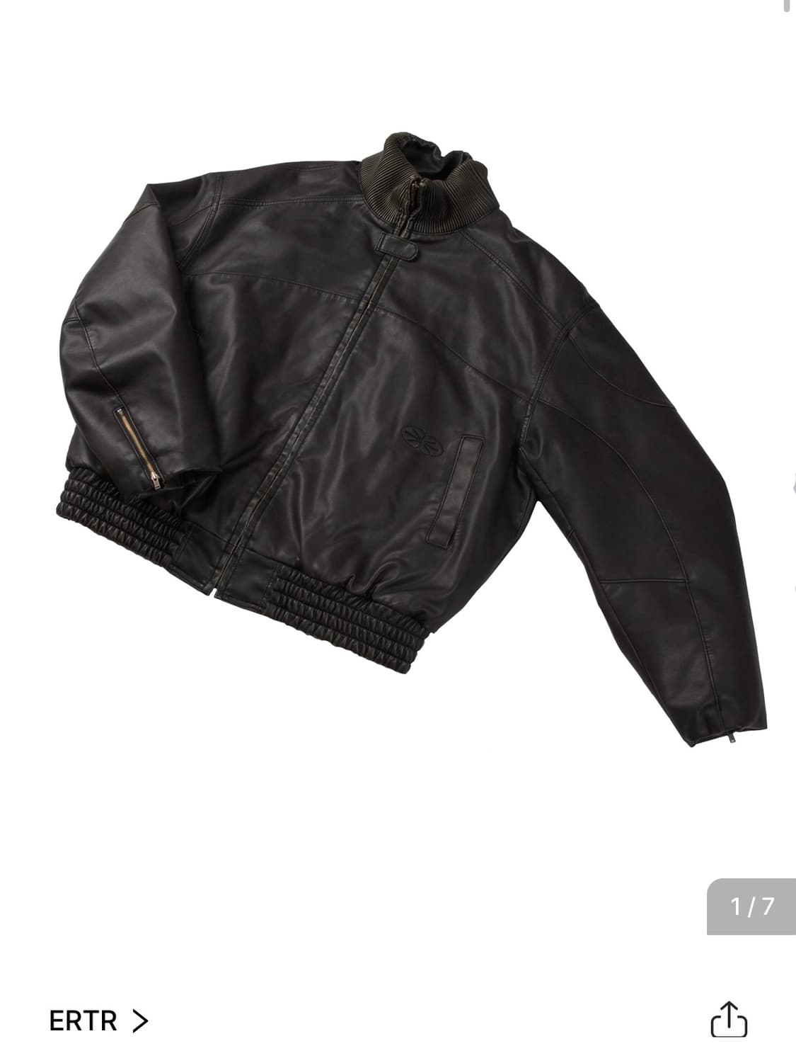 이알티알 빈티지 레더 자켓 상품이미지1