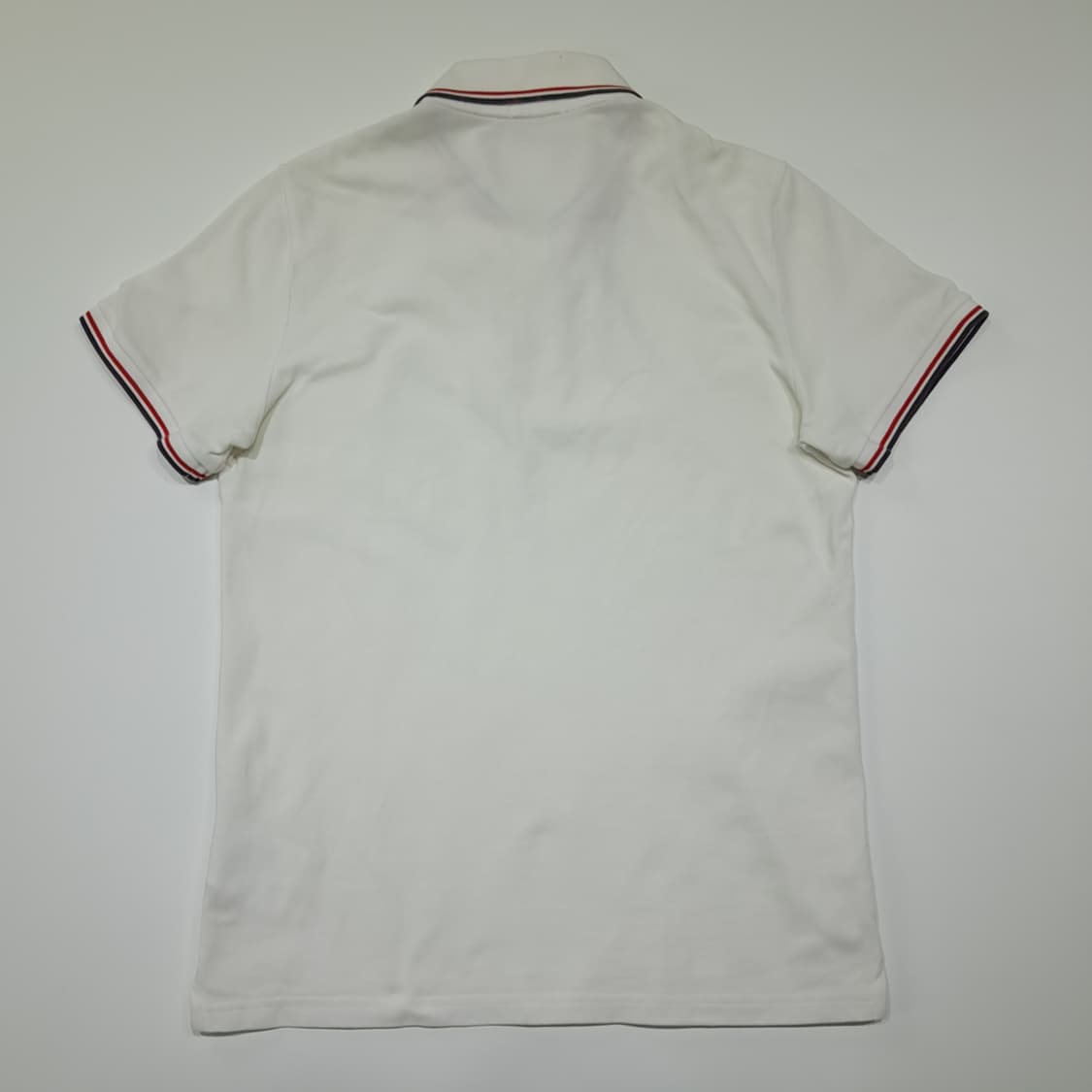 CK052 M 몽클레어 트리콜로르 화이트 반팔 폴로 티셔츠 상품이미지8