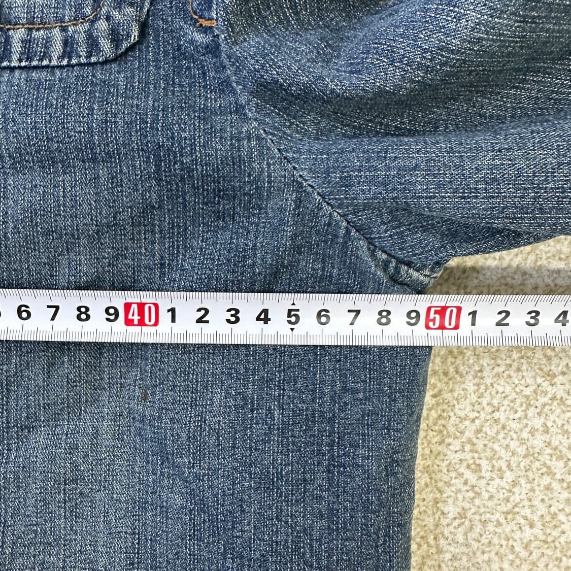 90 게스 데님 후드 롱자켓 0324D 상품이미지6